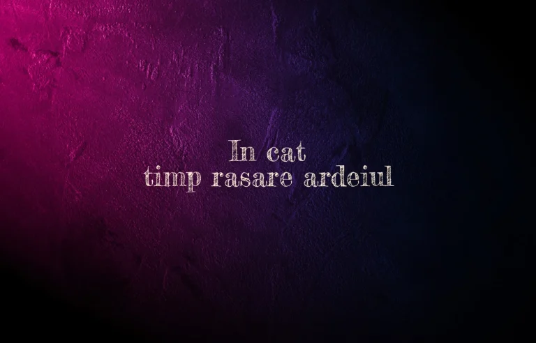 in cat timp rasare ardeiul